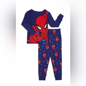 Marvel Spider-Man Kids Pajama Set - Navy and Red